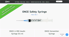 Desktop Screenshot of oncemedicaldevice.com